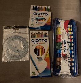 Lotto Nuovo ,  colori Giotto + goniometro
