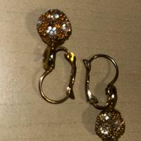 Coppia orecchini placcati oro