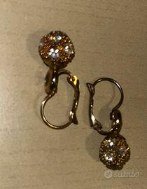 Coppia orecchini placcati oro