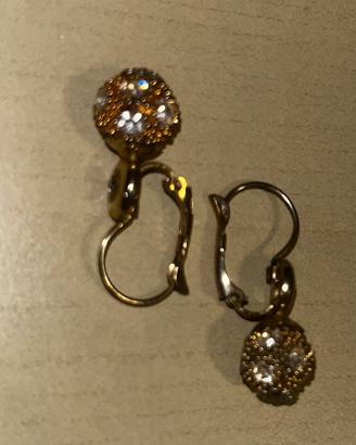 Coppia orecchini placcati oro