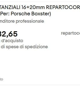 Distanziali Porsche