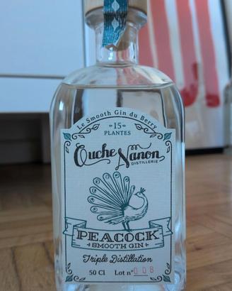 Peacock Smooth Gin Ouche Nanon 50cl