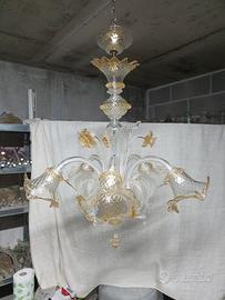 lampadario in vetro di murano 