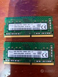 16 GB RAM DDR4--SK Hynix--  (2x 8GB)  2666MHZ