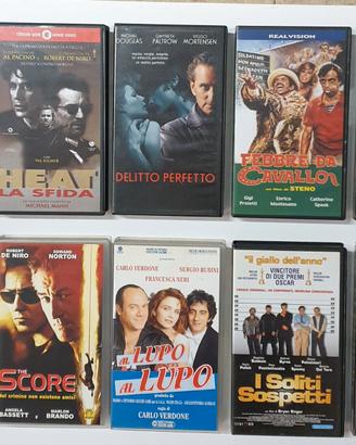 Lotto di 20 VHS Videocassette Film di Vari Generi