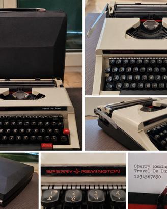 Macchina da scrivere Vintage Sperry Remington 