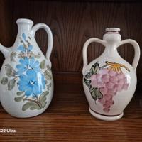 Coppia Brocchette decorative in terracotta