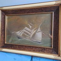 Quadro con goletta antica