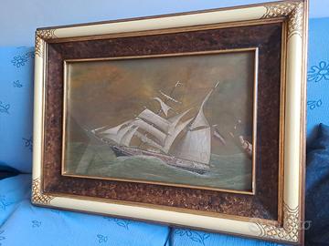 Quadro con goletta antica