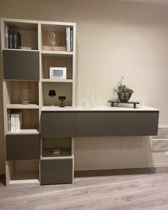 PARETE LIVING/ LIBRERIA SCAVOLINI
