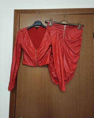 vestito rosso Guess