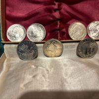 Set 7 monete d’argento 500 Lire San Marino