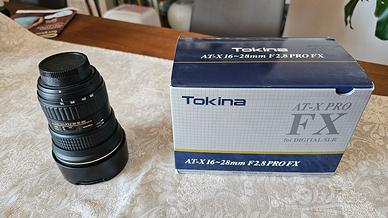 Obiettivo TOKINA 16-28 f 2.8 per Nikon F