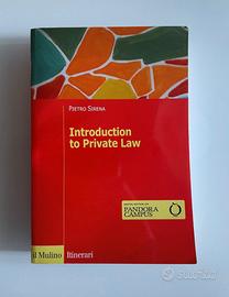 Libro Introduction to private law