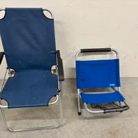 Sedie pieghevoli da giardino