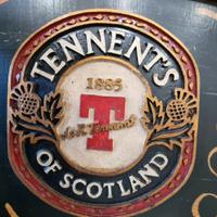 targa vintage birra tennent's