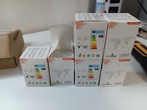 Lotto 6 Faretti LED MR16 GU5.3 7W 6000K Luce Fredd