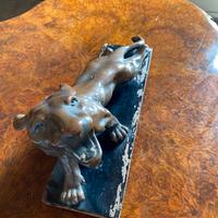 Pantera in bronzo di gran pregio