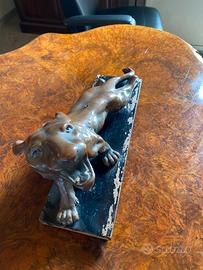 Pantera in bronzo di gran pregio