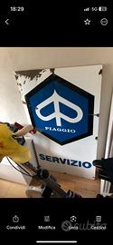 Insegna smaltata piaggio