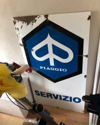 Insegna smaltata piaggio