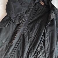 Giaccone uomo lungo impermeabile imbottito con cap