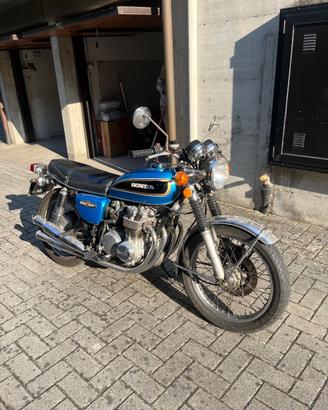 Honda CB 500 Four Targa Oro ASI scarichi originali