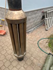 Diffusore /scambiatore per stufa a legna