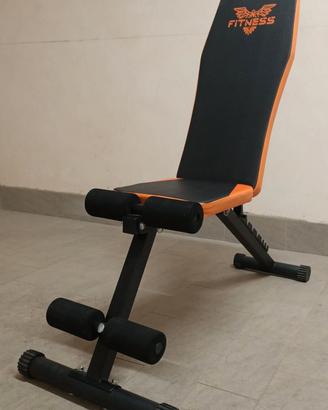 Panca palestra regolabile e pieghevole