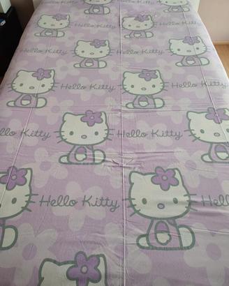 Lenzuolo a sacco 1 piazza mezza Hello Kitty