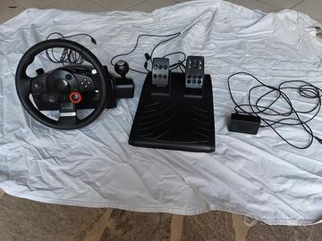 volante  pedaliera  Logitech  driving force gt