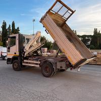 Iveco eurocargo 75 15 gru e ribaltabile