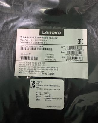 Borsa Porta PC 15.6” Lenovo ThinkPad - Nuova