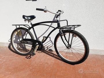 bici cruiser vintage portapacchi grande 