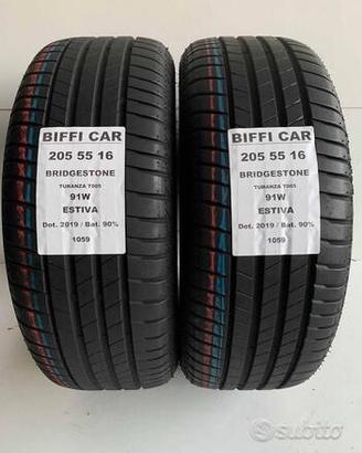 2 gomme 205 55 16 bridgestone a1059