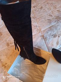 Stivali donna pelle scamosciata 37