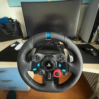 volante e pedaliera simulatore logitech