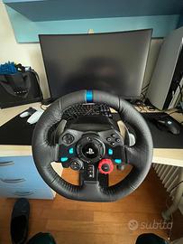 volante e pedaliera simulatore logitech