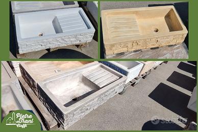 Lavello con Gocciolatoio Gaeta 80x40