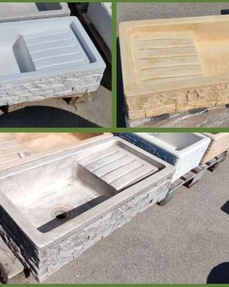 Lavello con Gocciolatoio Gaeta 80x40