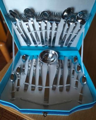 Set 24 posate  acciaio inox