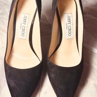 Décolleté nere camoscio Jimmy choo originali