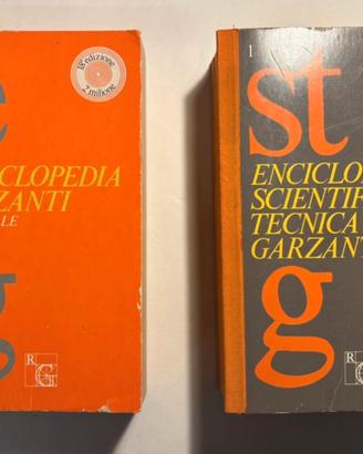 Lotto di 4 enciclopedie Garzanti Vintage