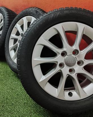 Cerchi Audi A3 Gomme Invernali Dunlop 205 55 16