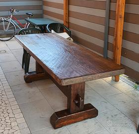 tavolo legno pieno massello