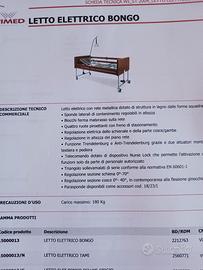 letto ospedaliero elettrico