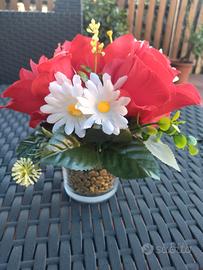 composizioni fiori finti