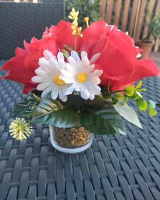 composizioni fiori finti