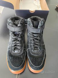 Nike Air Force 1 scamosciato nero mis. 42,5