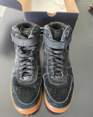 Nike Air Force 1 scamosciato nero mis. 42,5